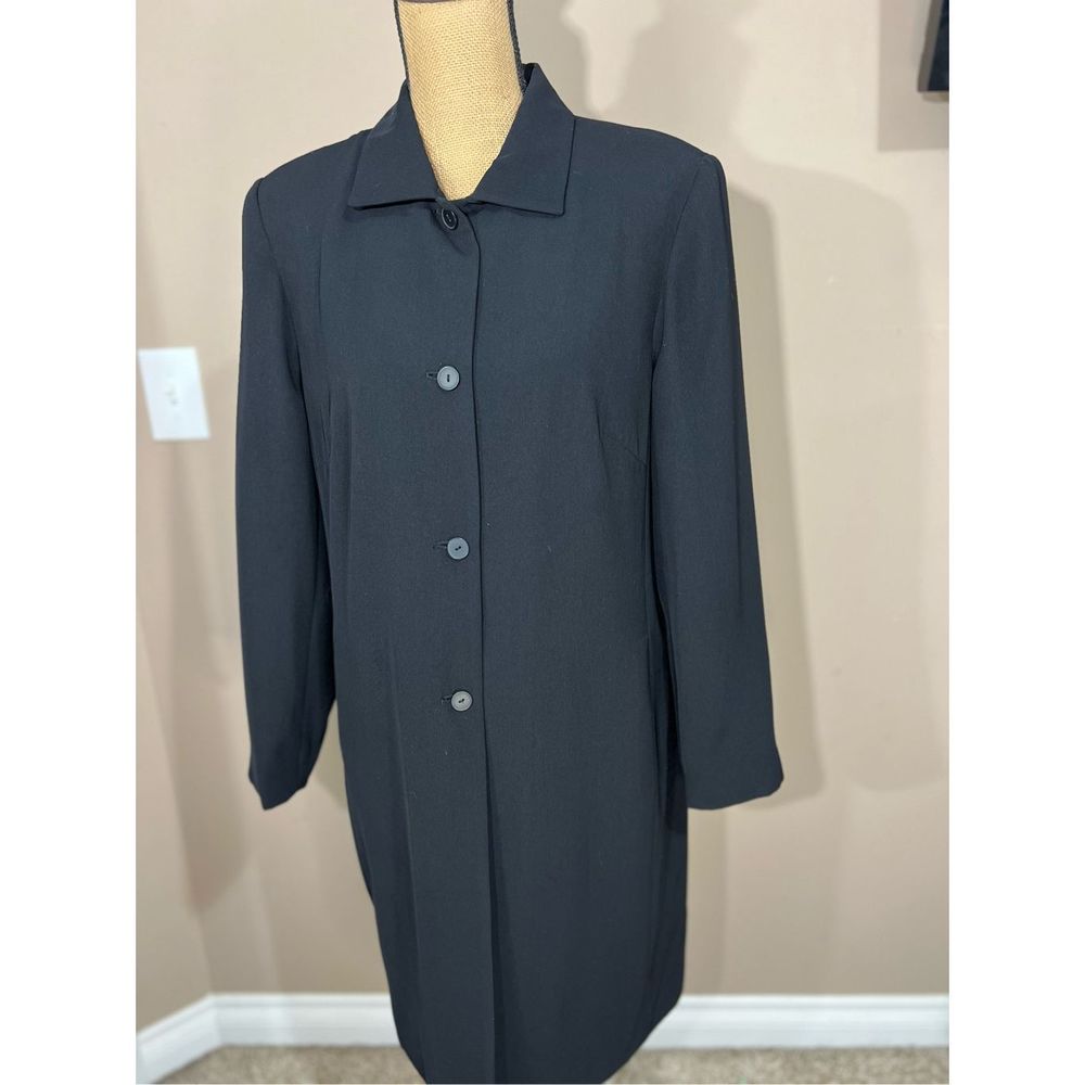 Women’s Norton McNaughton Vintage Long Line Dress Suit Rain Coat Jacket Size 14 - Picture 4 of 8